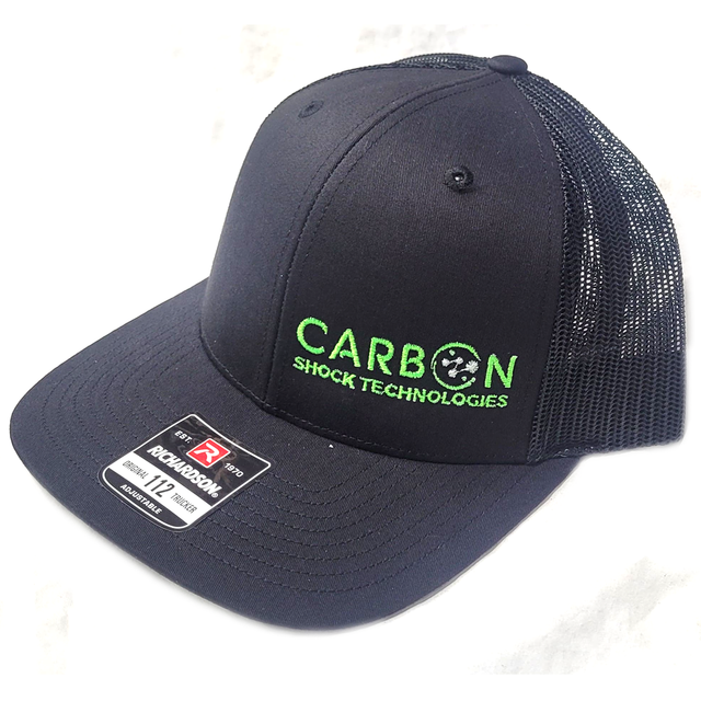 Carbon Shocks Black Trucker Hat