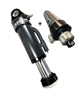 Carbon Shocks 2.5" Top Bump Stop 4" Travel Compression Bypass