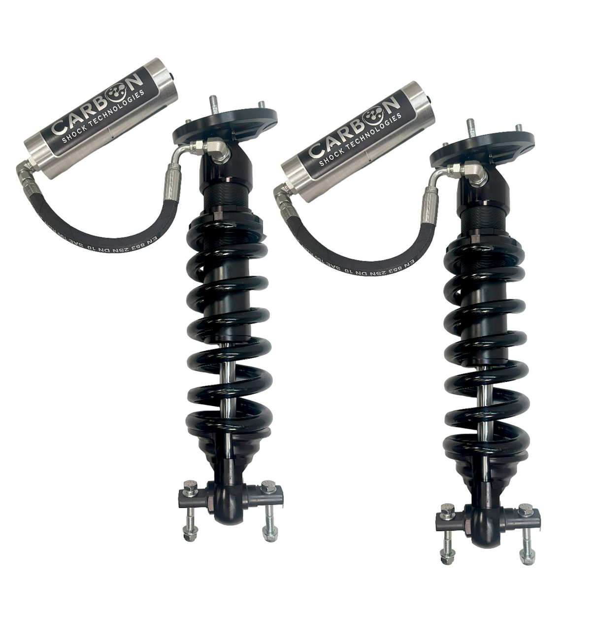 Carbon Shock Technologies 2.5" Coilovers for 2007-2018 Chevrolet Silverado 1500 Extended Travel