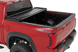Soft Tri-Fold Bed Cover 5 Foot 7 Inch Bed with and w/o OE Rail Toyota Tundra (22-26) Rough Country