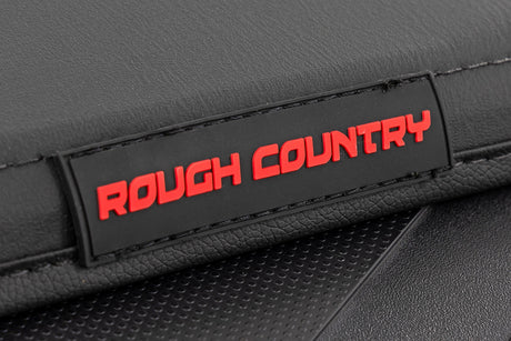Soft Tri-Fold Bed Cover With & W/O OE Rails 6 Foot 7 Inch Bed Toyota Tundra (22-26) Rough Country