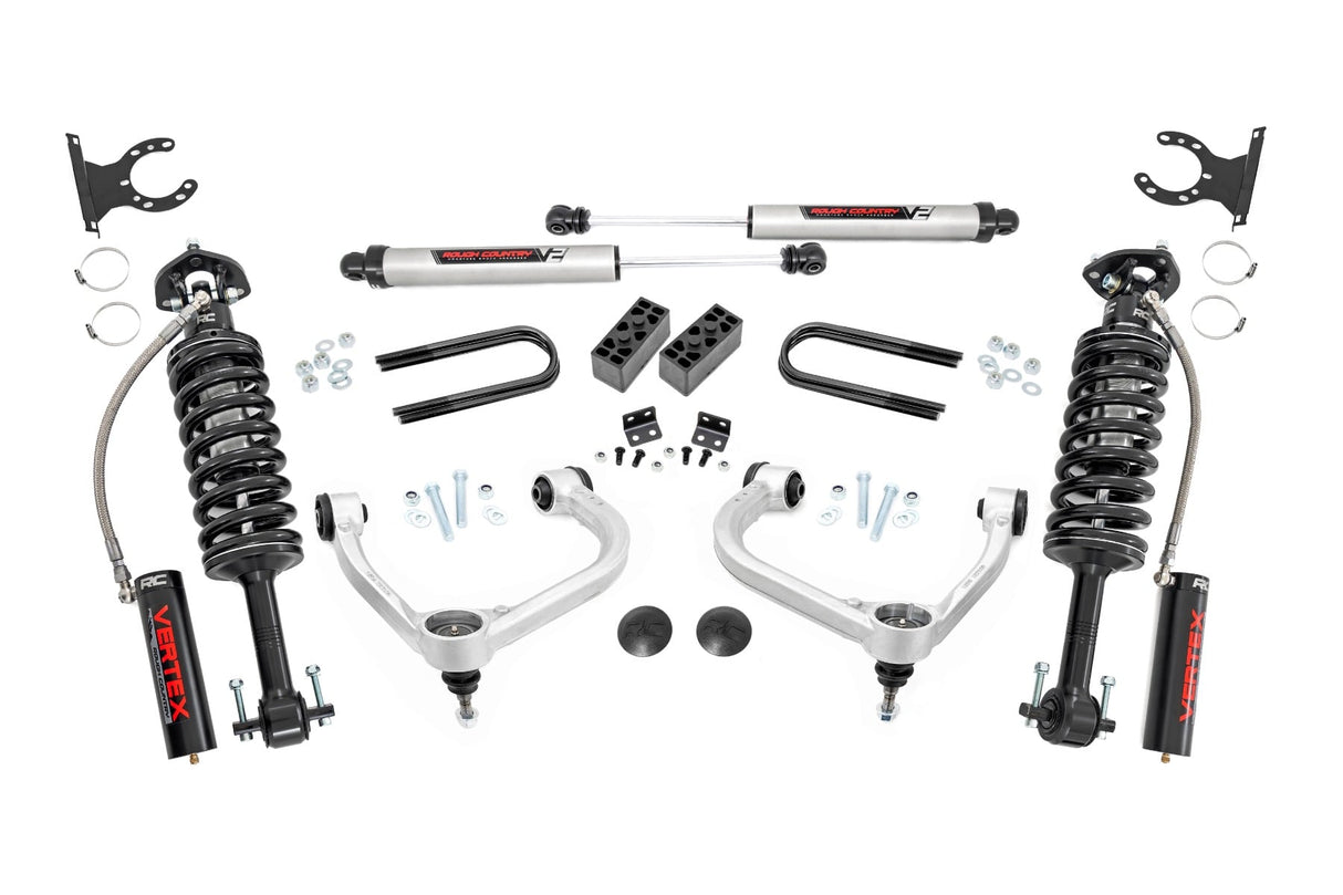 3 Inch Lift Kit Fabbed UCA Vertex/V2 Ford F-150 4WD (2021-2026) Rough Country