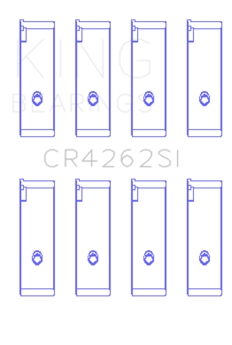 King Engine Bearings Suzuki J18K/J20A (Size +0.25mm) Connecting Rod Bearing Set