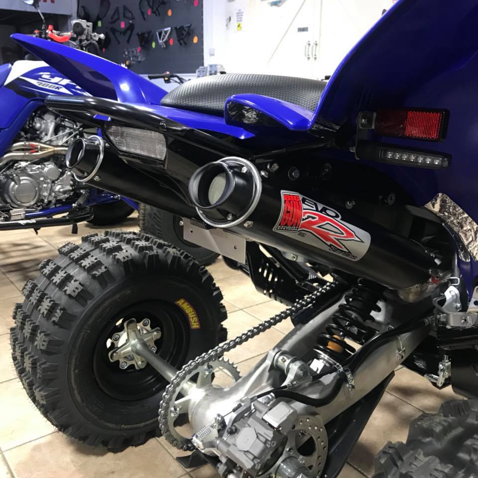 EVO R Dual Full System (Black) - Yamaha Raptor 700 (15-25)