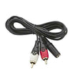 RadioShack 3-Ft 3.5mm Stereo Female-to-Dual RCA Male Plug Y-cable TekShack