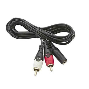 RadioShack 3-Ft 3.5mm Stereo Female-to-Dual RCA Male Plug Y-cable TekShack