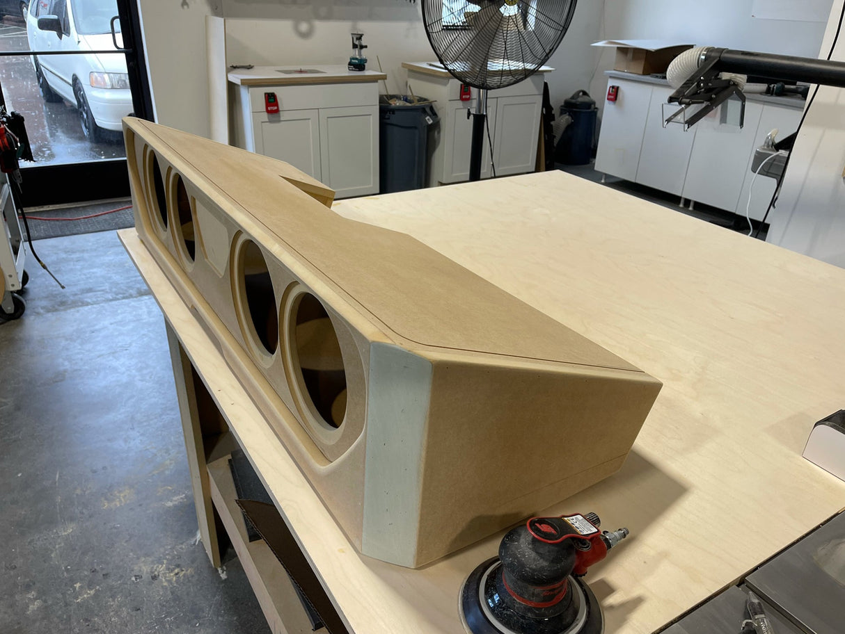 Custom JL Audio Four 8-inch Front-Firing Vented Sub Enclosure: 2019–2026 GMC & Chevy Sounds Good Stereo