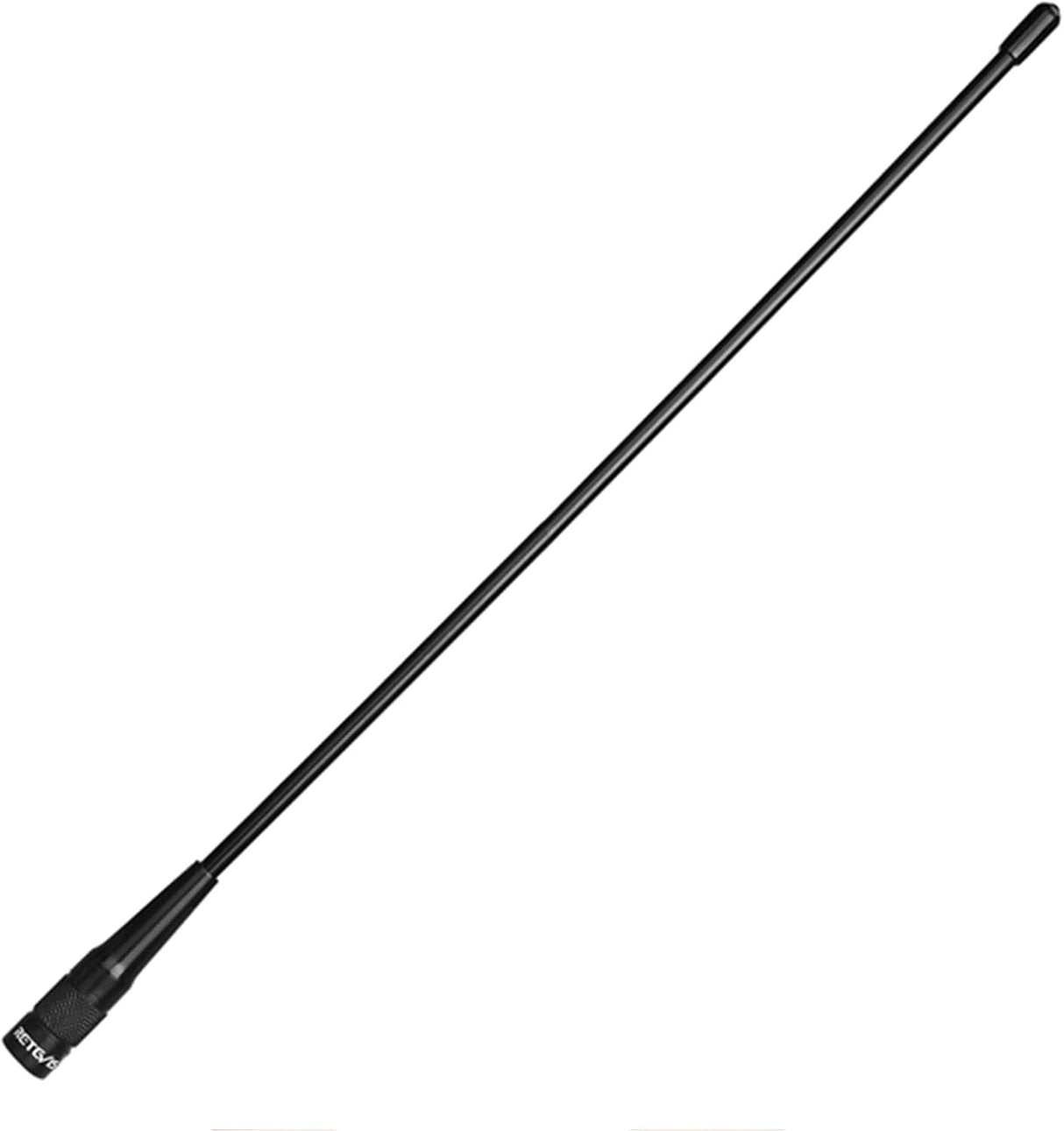 Retevis 14.8in SMA-M Dual Band Whip - Handheld Radio Antenna Retevis