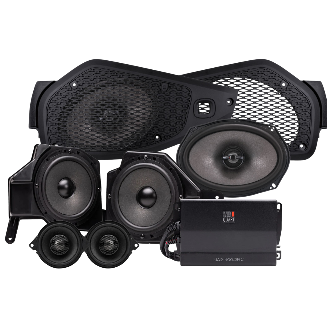 MB Quart 800/ 1200 Watt STAGE 4/ 6 Tuned Six Speakers System Upgrade I '18-'26 JL Wrangler/ '20-'26 JT Gladiator