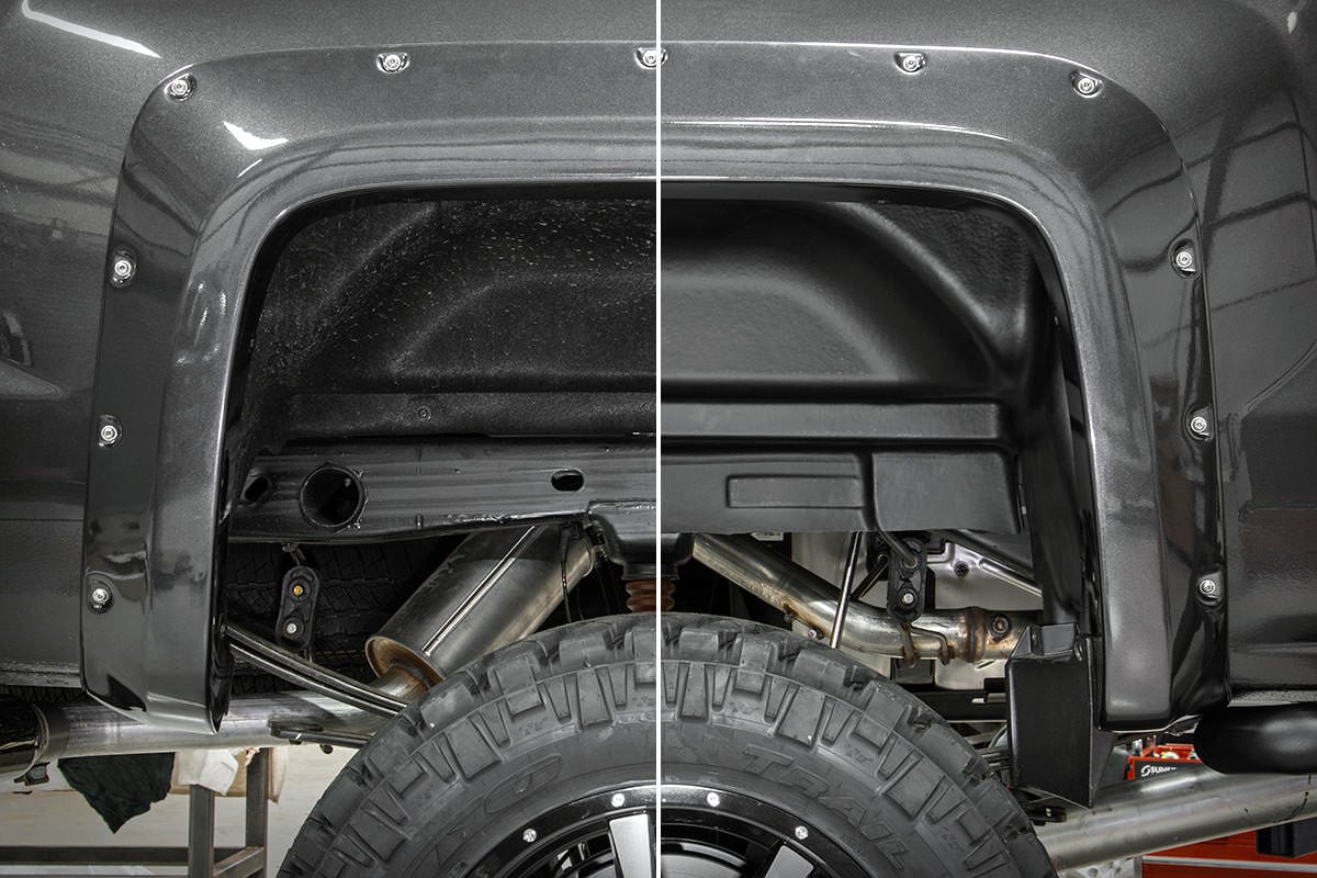 Rear Wheel Well Liners Chevy Silverado 1500 2WD/4WD (2014-2018 & Classic) Rough Country