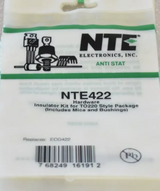 NTE422 TO-220 Insulator Kit - Mica & Nylon Bushing Professional NTE