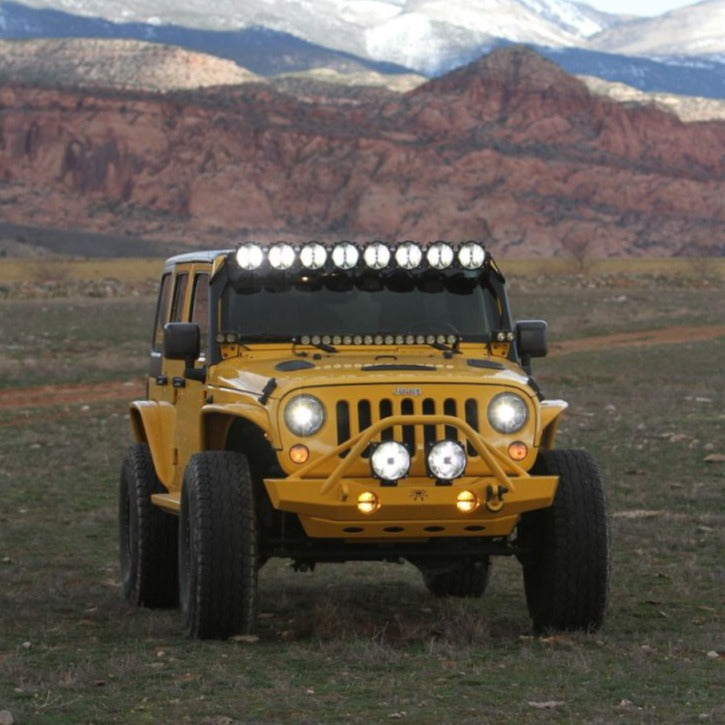 KCHilites 7" Gravity® LED Pro-2-Headlights-SAE/ECE-40W Driving Beam- Universal | '07-'18 JK Wrangler