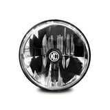 KCHilites 7" Gravity® LED - Single Headlight - SAE/ECE - 40W Driving Beam | '97-'06 Jeep TJ