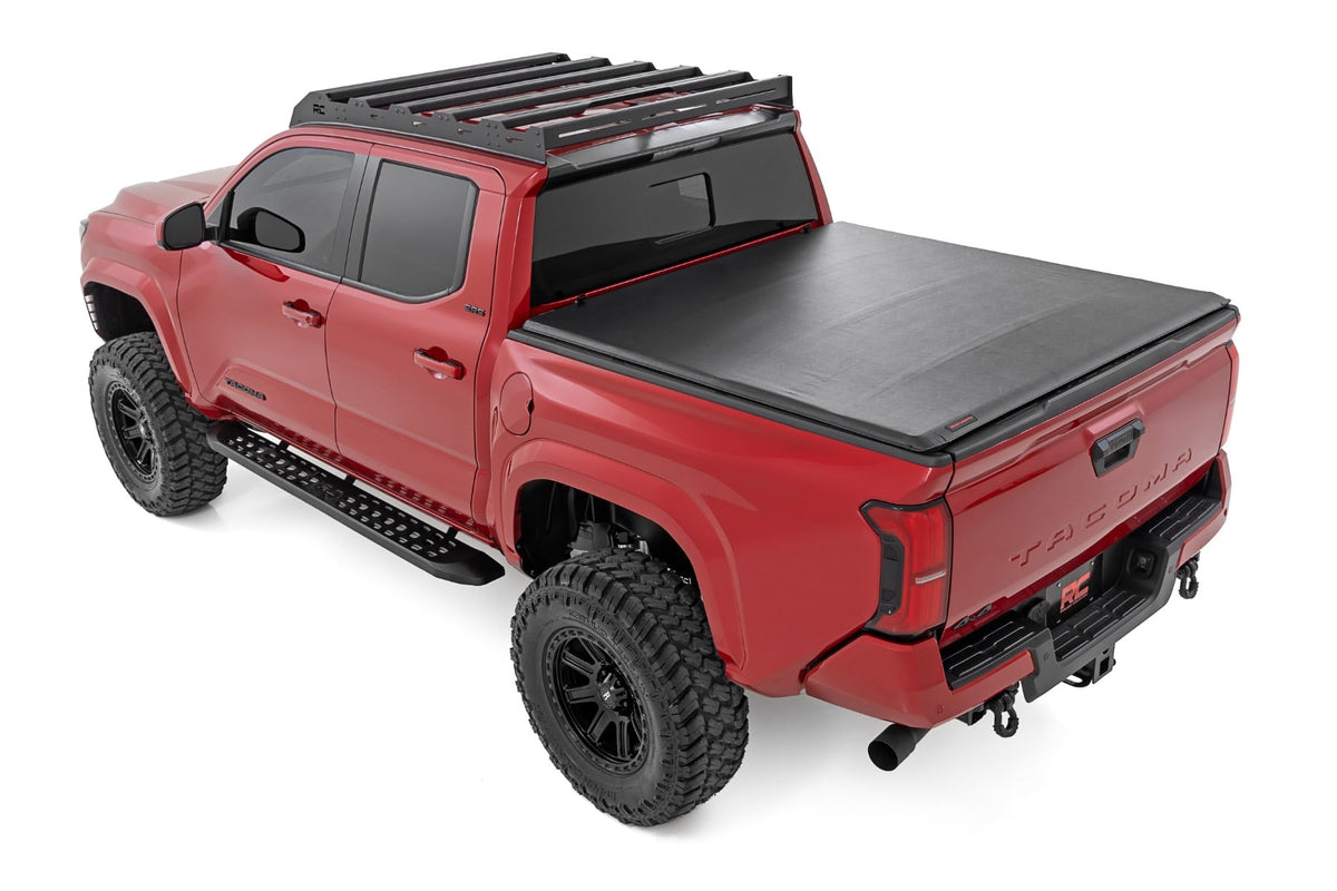 Soft Roll Up Bed Cover 5 Foot Bed Toyota Tacoma 2WD/4WD (2024-2026) Rough Country
