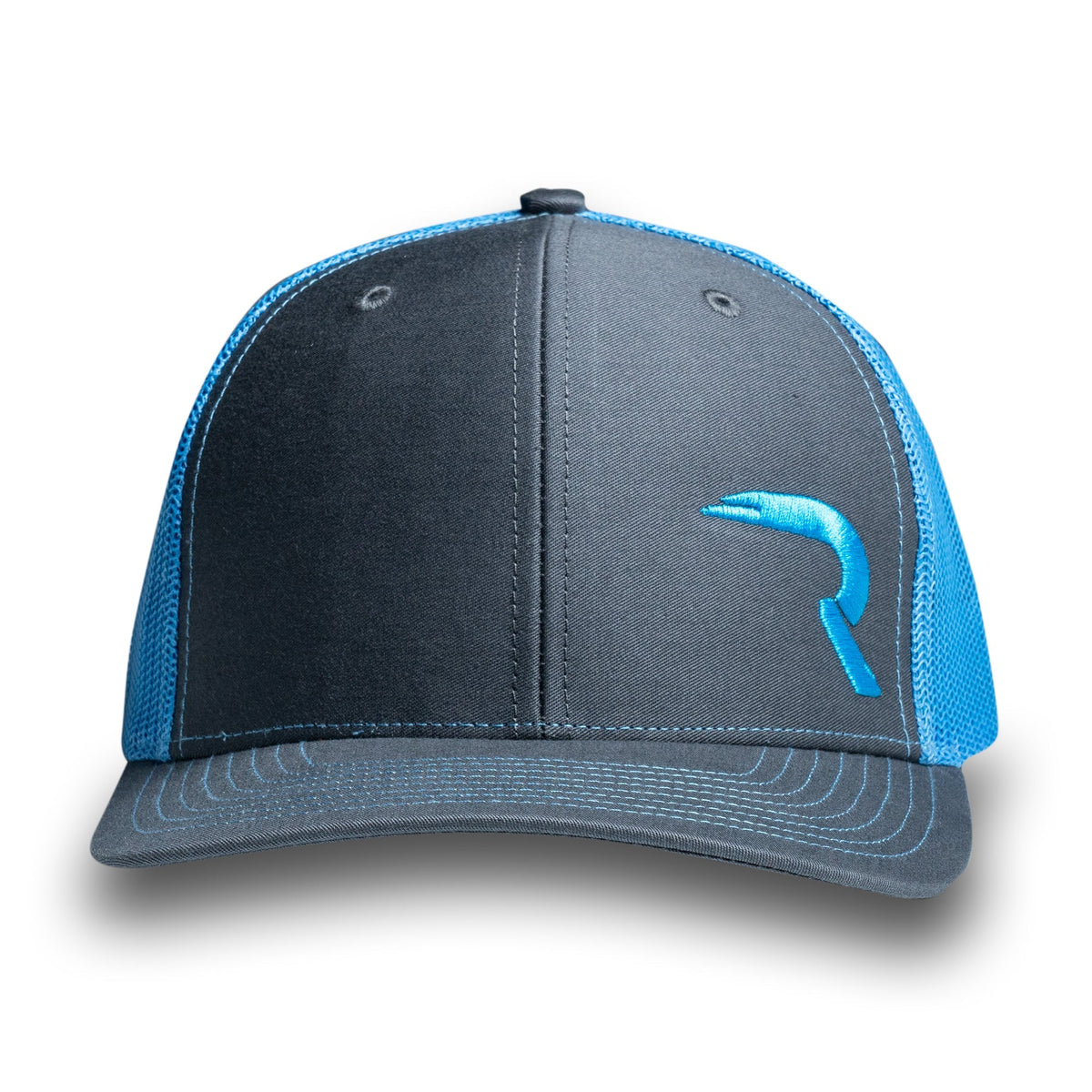 RECON "R" Trucker Snapback Hat - Charcoal / Columbia Blue RECON RECON "R" Trucker Snapback Hat - Charcoal / Columbia Blue RECON "R" Trucker Snapback Hat - Charcoal / Columbia Blue RECON "R" Trucker Snapback Hat - Charcoal / Columbia Blue RECON "R" Trucker Snapback Hat - Charcoal / Columbia Blue