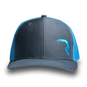 RECON "R" Trucker Snapback Hat - Charcoal / Columbia Blue RECON RECON "R" Trucker Snapback Hat - Charcoal / Columbia Blue RECON "R" Trucker Snapback Hat - Charcoal / Columbia Blue RECON "R" Trucker Snapback Hat - Charcoal / Columbia Blue RECON "R" Trucker Snapback Hat - Charcoal / Columbia Blue