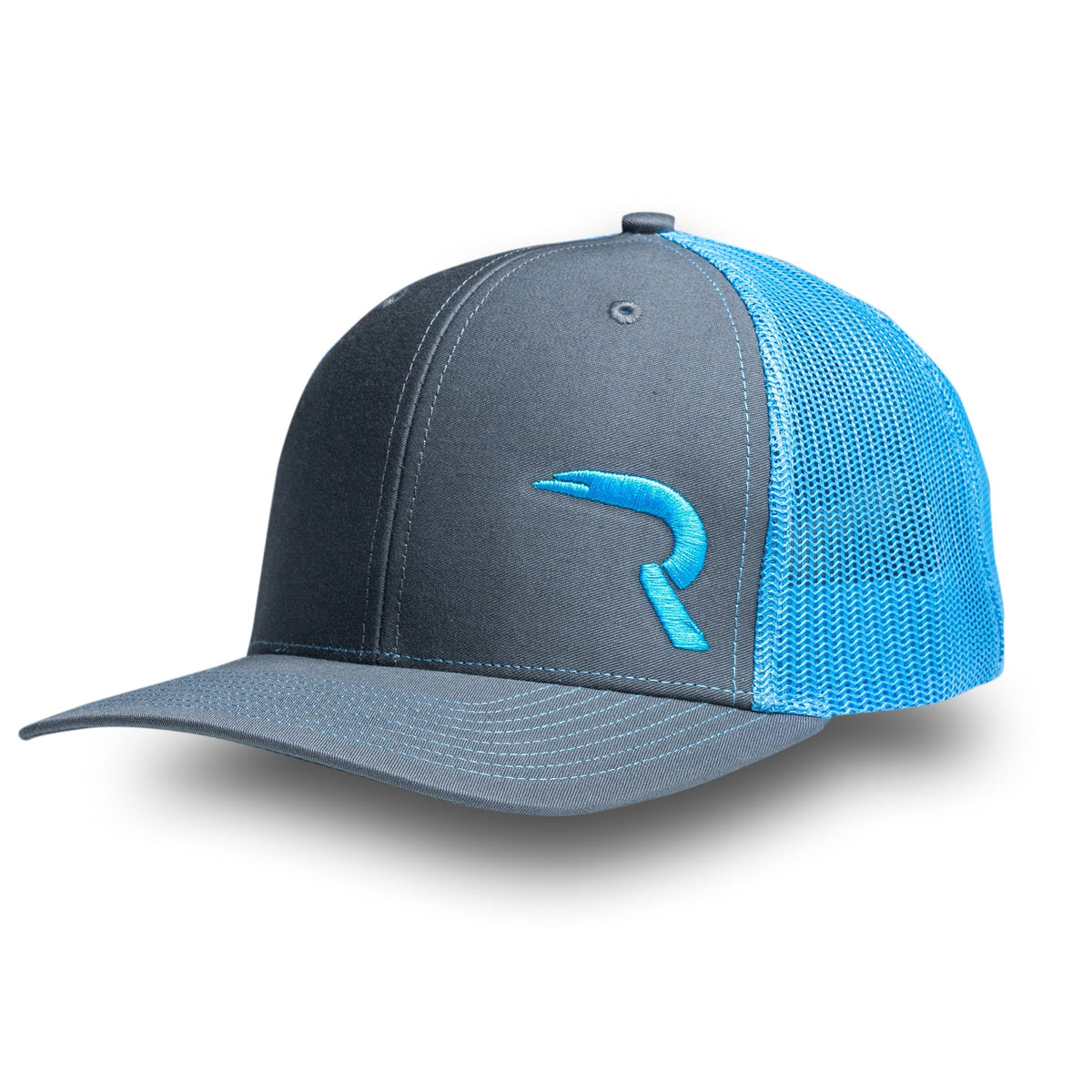 RECON "R" Trucker Snapback Hat - Charcoal / Columbia Blue RECON RECON "R" Trucker Snapback Hat - Charcoal / Columbia Blue RECON "R" Trucker Snapback Hat - Charcoal / Columbia Blue RECON "R" Trucker Snapback Hat - Charcoal / Columbia Blue RECON "R" Trucker Snapback Hat - Charcoal / Columbia Blue