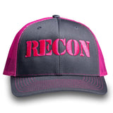 RECON Snapback Trucker Hat - Charcoal / Neon Pink RECON RECON Snapback Trucker Hat - Charcoal / Neon Pink RECON Snapback Trucker Hat - Charcoal / Neon Pink RECON Snapback Trucker Hat - Charcoal / Neon Pink RECON Snapback Trucker Hat - Charcoal / Neon Pink