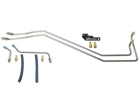 98.5-03 7.3L CNC Fab ZF6 Transmission Cooler Line Kit w/ 3/8" Barbs - 425008 CNC Fabrication, LLC
