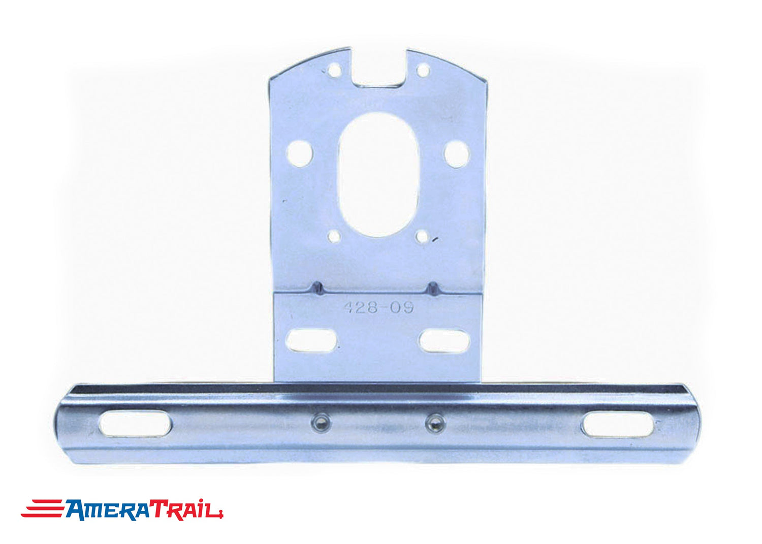 License Plate Bracket, Metal (Zinc Coated), 2" Stud Mount Compatible