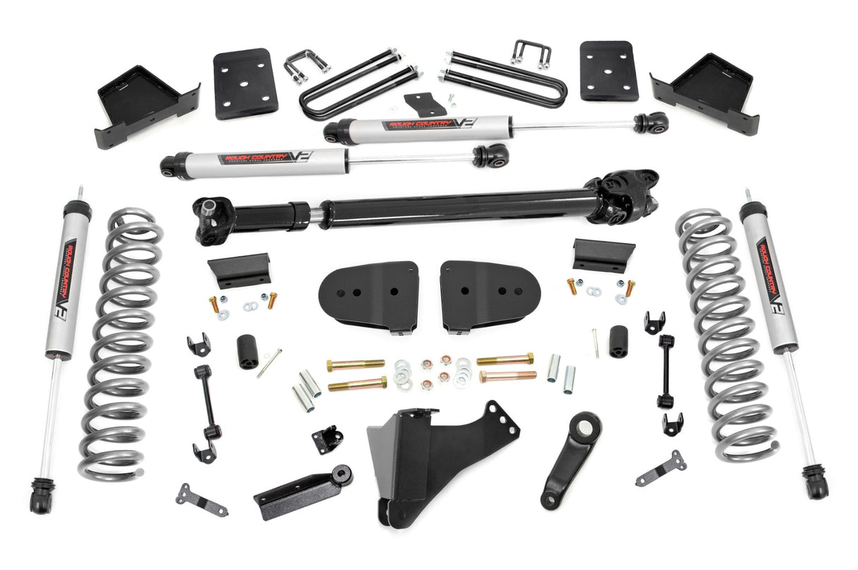 6 Inch Lift Kit No OVLDS D/S V2 Ford F-250/F-350 Super Duty (23-25) Rough Country