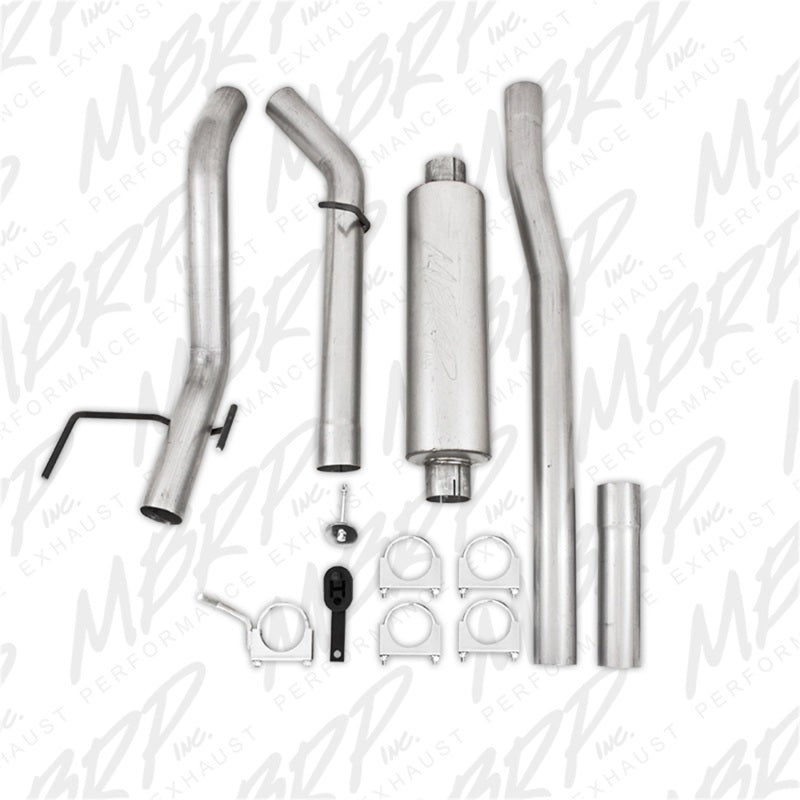 MBRP 03-13 Ram Hemi 2500/3500 5.7L Alum 3in Cat Back Single Side Exit