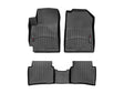 WeatherTech 441240-1-2 FloorLiner, Black - 2018-2023 Kia Rio 1st and 2nd row liner set, main product view