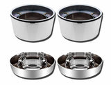 Complete Performance Front Wheel Center Hub Cap Set - (Open - 4x4) - 1992-1997 Ford F-Series Complete Performance