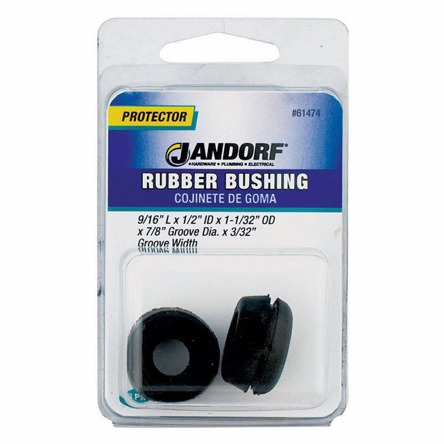 BUSHING Rubber 1-3/32 OD 2 PK #61474 Jandorf