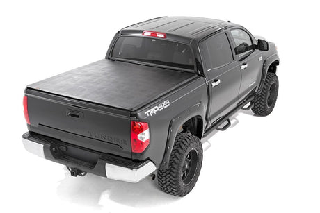 Soft Tri-Fold Bed Cover | 5'7" Bed | No OE Rail | Toyota Tundra (07-24)