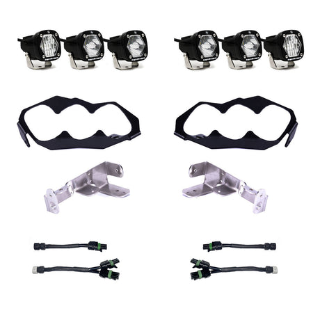 Baja Design Can-Am, Maverick R, Triple S1 Headlight Kit Baja Designs