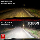 H1 12V 55W Xenon Gas Filled Headlight Bulbs in Diamond White - 4600K Color