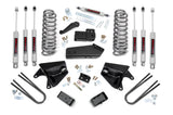 4 Inch Lift Kit Quad Front Shocks Rear Blocks Ford F-150 4WD (80-96) Rough Country