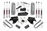 4 Inch Lift Kit Quad Front Shocks Rear Blocks Ford Bronco 4WD (80-96) Rough Country