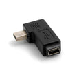 Mini USB Female to Mini USB Male 90° TekShack