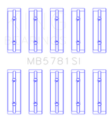 King Engine Bearings Nissan Mr18DE/Mr20DE Renault M4R 700/01/04 (Size +0.25mm) Main Bearing Set