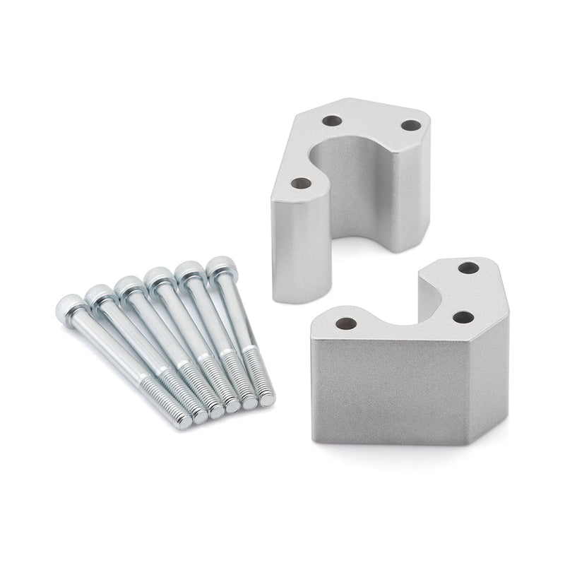 2008-2021 Kawasaki Concours 1400 GTR Silver Handlebar Risers