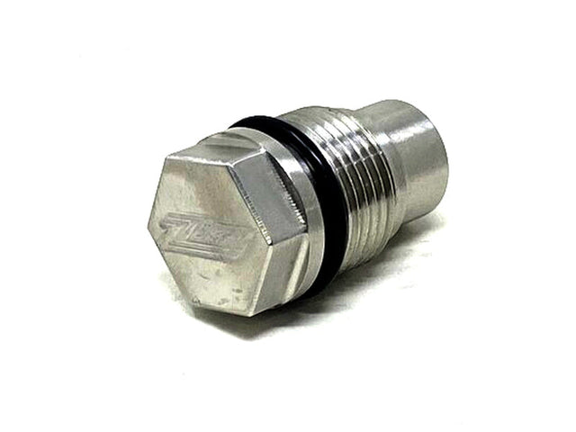 Forged Diesel Stainless Steel Fuel Rail Race Plug, 2007.5-2018 Dodge Ram 6.7L Cummins, 2004.5-2010 GM 6.6L Duramax Forged Diesel