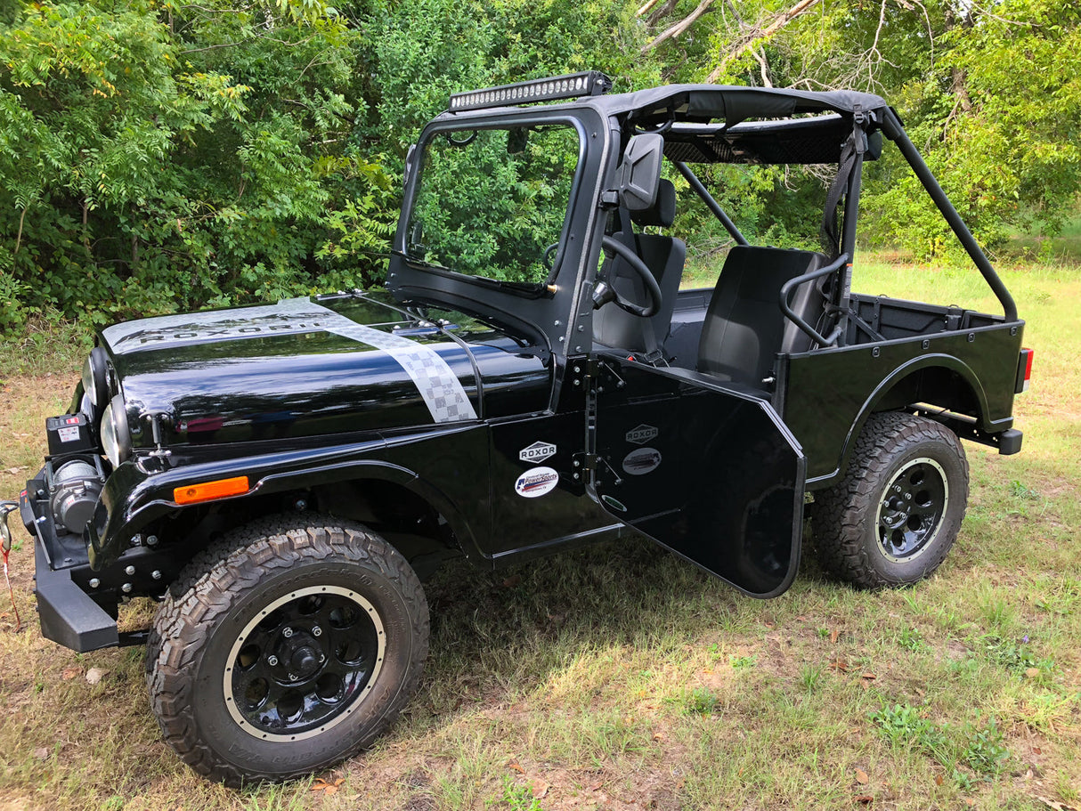 Half Doors - Gloss Black 2018-2020 Roxor Roxor - Extended ROPS Fortress Pro