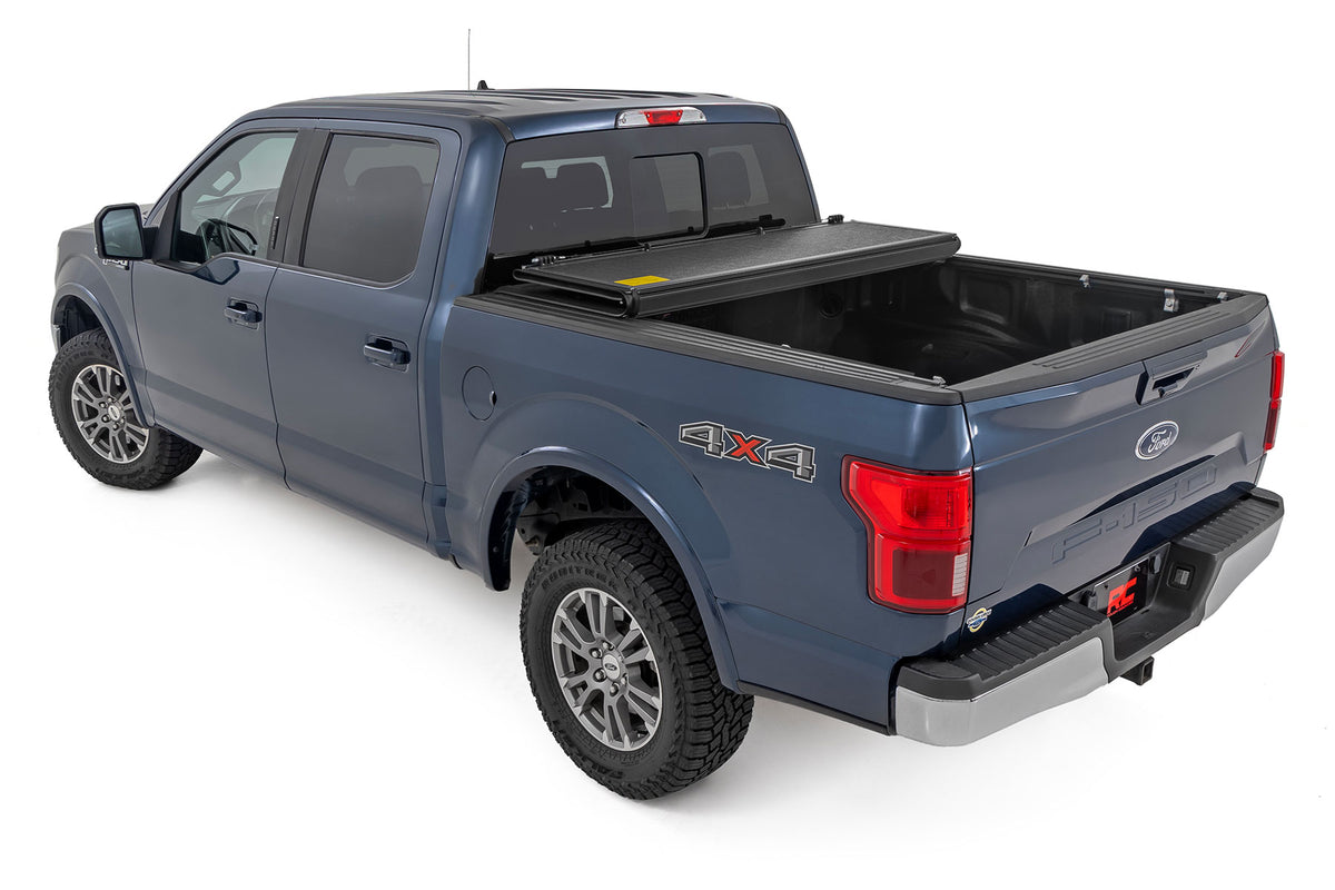 Hard Low Profile Bed Cover 5 Foot Bed Ford Ranger 2WD/4WD (2019-2023) Rough Country