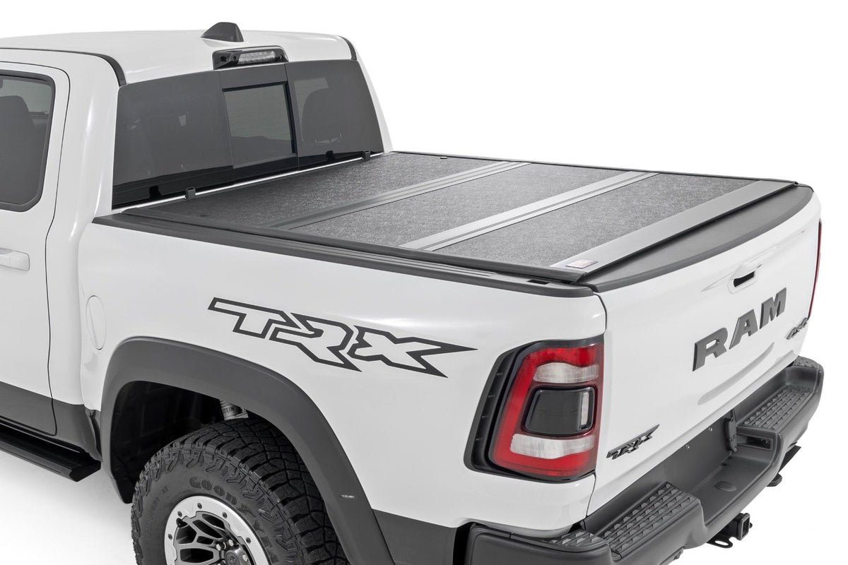 Hard Low Profile Bed Cover 6 Foot 4 Inch No Rambox Ram 1500 (19-26)/1500 TRX (21-24) Rough Country