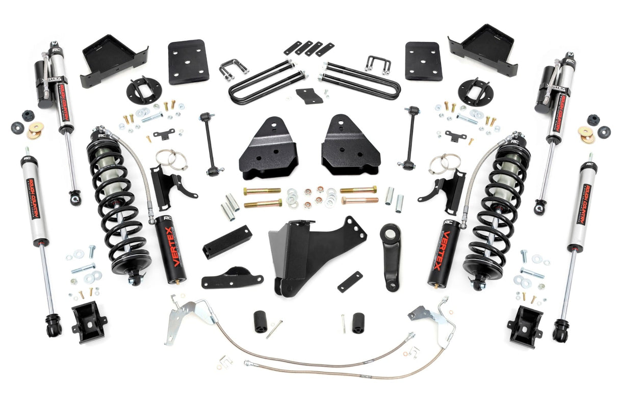 4.5 Inch Lift Kit W/O Overloads C/O Vertex Ford F-250/F-350 Super Duty (08-10) Rough Country