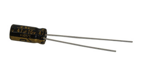 47µF 16V Electrolytic Capacitor (2-Pack) TekShack