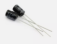 47µF 25V Aluminum Electrolytic Capacitor 2-Pack - Power Supply TekShack