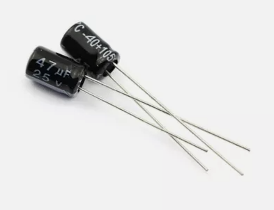47µF 25V Aluminum Electrolytic Capacitor 2-Pack - Power Supply TekShack