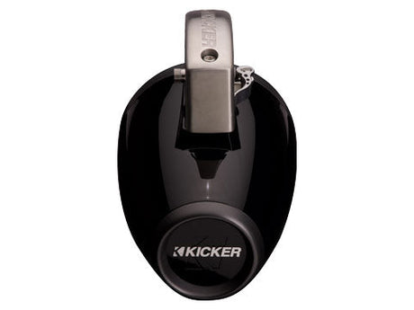 Kicker KMTCXL65 | 6.5" Marine Wakeboard Tower Speakers w/ RGB Lighting - Black (Pair) Kicker