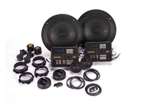 Kicker KSS6504 | 6.5" Component Speakers 4-Ohm (Pair) Kicker