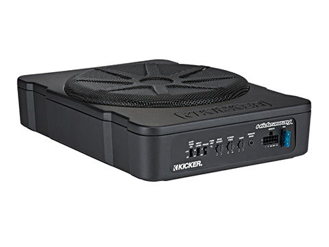 Kicker Hideaway HS10 | 10" 180W RMS Compact Powered Subwoofer Kicker