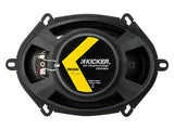 Kicker DSC6804 | 6"x8" 2-Way Coaxial Speakers 4-Ohm (Pair)