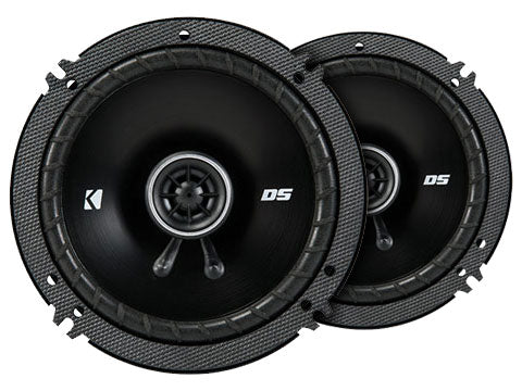Kicker DSC6504 | 6.5" 2-Way Coaxial Speakers 4-Ohm (Pair) Kicker